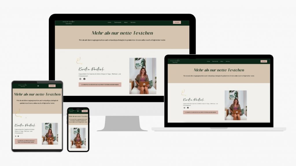 Landingpage Website Vorlagen